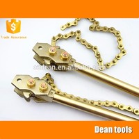 more images of non sparking non magnetic chain pipe wrench  clamping ,24-36inch , beryllium copper