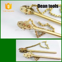 Non Sparking hand tools drop forged chain pipe wrench , clamping , tube spanner 600*150mm,