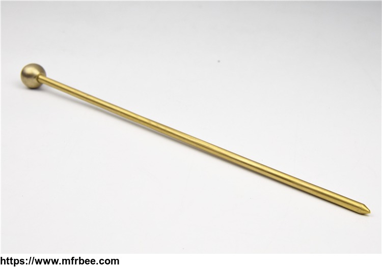 non_sparking_hearing_needle_rod_with_ball_end_aluminum_bronze