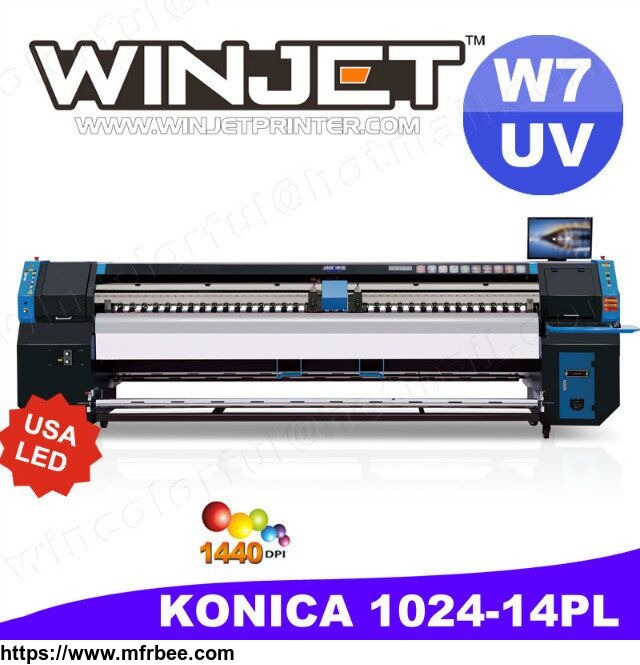 Hot sales Konica W7 solvent printer Printing compatible digital Solvent printer for Konica 35/50pl Large format printing machine for Konica