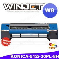 Hot sales Konica W8 solvent printer Printing compatible digital Solvent printer for Konica 35/50pl Large format printing machine for Konica