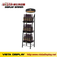Wine metal display stand  rack