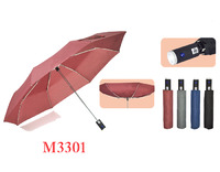 LED umbrella auto open and auto close with windproof