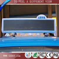 more images of factory provide P7.62*P6 taxi top led display board advertising