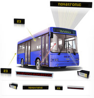 more images of P8X10 bus led display with Video Audio GPS announcer