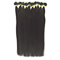 Hot fusion U-tip/Nail tip Keratin pre-bonded hair extensions China supplier