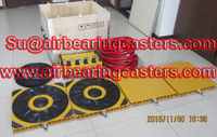 more images of Air bearing casters instruction and details