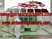 Air caster load moving equipment  quality assurance