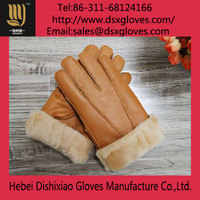 Men Winter Sheepskin Gloves