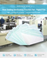 Heat-sealing sterilization pouches flat-paper/film