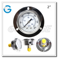 more images of 1.5 Inch 4000psi Brass Internal Dry Pressure Gauge With Front Flange
