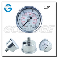 more images of 1.5 Inch Diameter 10mpa And Above All Stainless Steel Liquid Filled Pressure Gauge