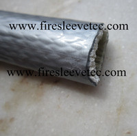 more images of Heat Reflective Silicone Coated Fiberglass Sleeve