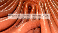 Silicone rubber coated high temperature fiberglass rope