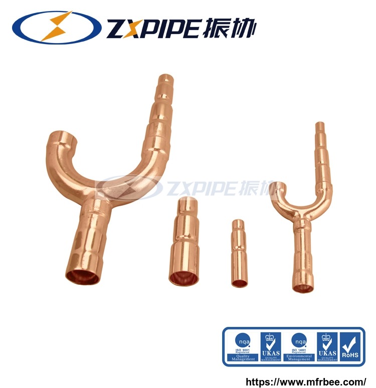 copper_disperse_pipe_y_branch_joint