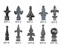 more images of Steel Fence Brackets, Hinges &amp; Finials