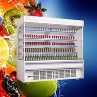 more images of vegetable display chiller / commercial cooler open top / fridge for cold drinks