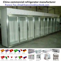 more images of wholesale yeti cooler / supermarket display fridge glass door assembly