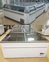 more images of Supermarket deep freezer commercial glass door freezer