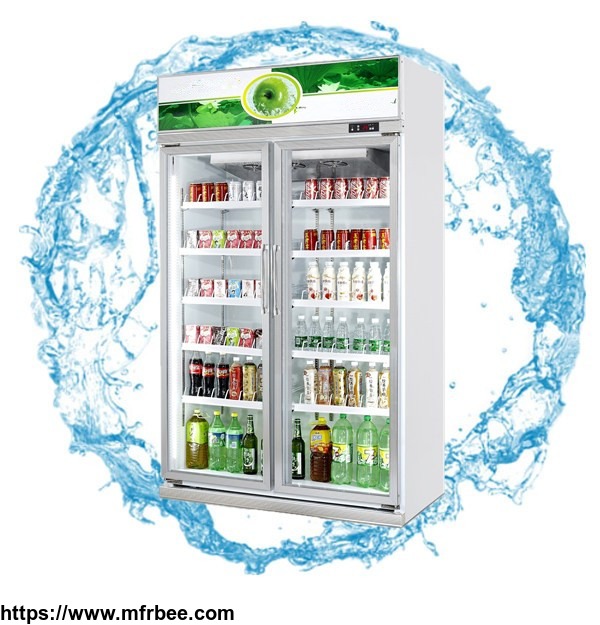 glass_door_refrigerator_upright_high_quality_low_price_used_soft_beer_coolers
