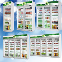 more images of glass door refrigerator / Upright High Quality Low price used soft beer coolers