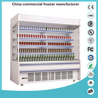 more images of supermarket commercial vegetable refrigerator with the CE certification