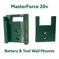 more images of MASTERFORCE 20V Power Tool & Battery Wall Mount Brackets