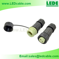IP68 Waterproof Cable Connector with Dust Cover