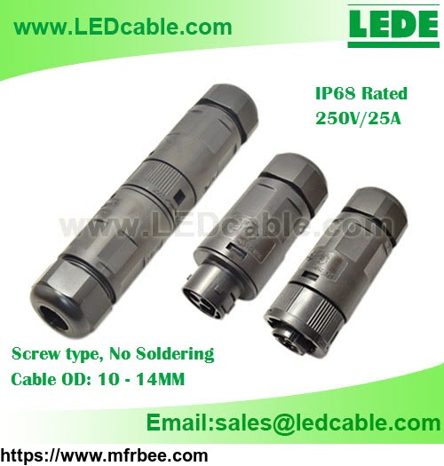 25a_ip68_waterproof_cable_connector