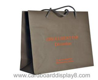 2015 New Recyclable Nature Color Kraft Paper Gift Bags