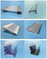 more images of PC extrusion diffuser transparent fire resistance material led lamp shade