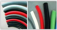 High chemicals resistance 2 inch ID 50 mm large plastic corrugated PTFE hose teflon pipe
