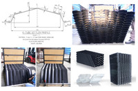 more images of Environmental food grade black sand sedimentation module for water purification