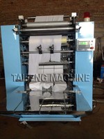Facial tissue machine with edge embossing