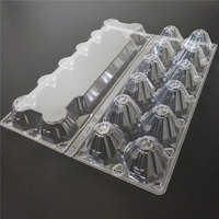 12 Compartments Plastic Egg PVC Tray