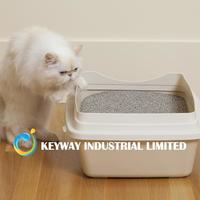 Eco-friendly dust free fast clumping bentonite cat litter