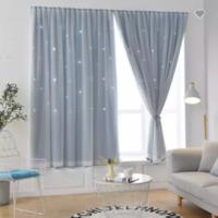 more images of Hollow Star Highly Blackout Curtain