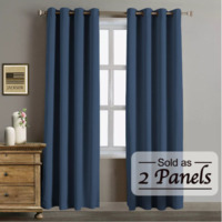 more images of Thermal Insulated Geometric Pattern Blackout Curtains