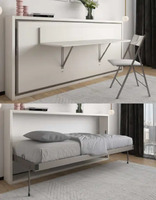 Compatto – Horizontal Twin Bed with Fold away Desk