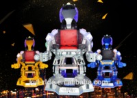 more images of Theme park battery  music walking robots rechargeable rides for adult and children for sale