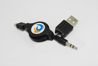 more images of retractable AUX cable