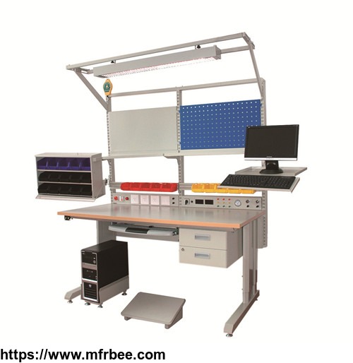 top_quality_industrial_height_adjustable_anti_static_industrial_work_table_esd_computer_repair_workbench