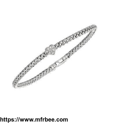 _925_sterling_silver_basketweave_silver_with_diamonds_heart_bracelet_0_08ct