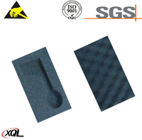 more images of Black open cell esd pu sponge foam tray supplier