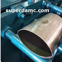 Flat Side Oval Tube Roll Forming Machine