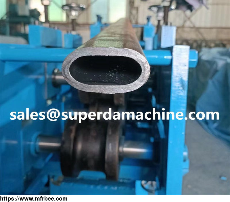 t_6mm_flat_sided_oval_steel_tube_roll_forming_machine