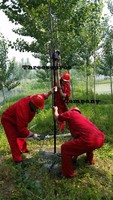 more images of TSP-40 flush drilling rig for oil prospecting in river net