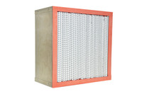 Heat Resistant mini-pleated HEPA air Filter for high temperature clean room