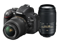 Nikon D5200 Kit with (18-55mm VR) (55-300mm VR) Lens Kit (IndoElectronic)