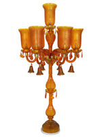 more images of Classic 7 Lights Elegant Glass Chandelier Floor Lamp